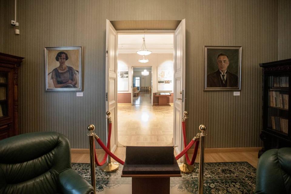 The Permanent Exhibition of The Paintings at The M. K. Čiurlionis National Art Museum In The Historical Office of The President of The Republic of Lithuania, Kaunas